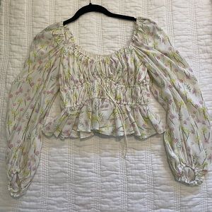 For love and lemons floral blouse